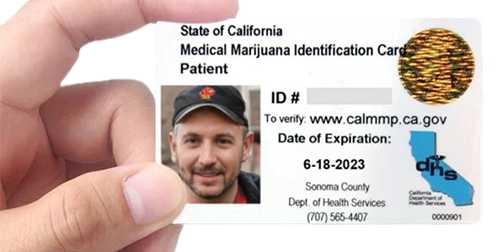 medical cannabis card in California